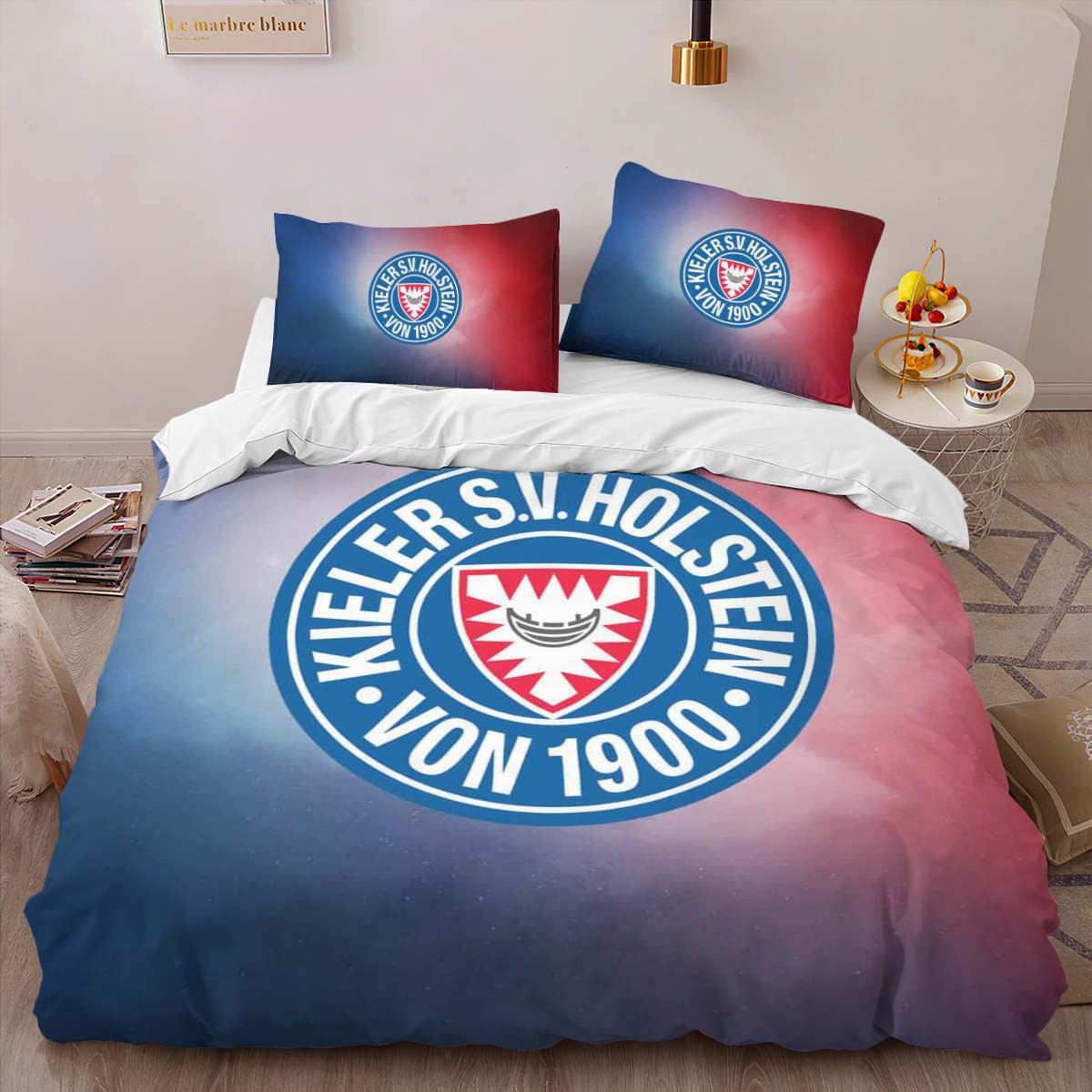 Holstein Kiel FC Kieler SV Holstein 1900 red blue 05 Bettwäsche - KSV Kinderbettwäsche