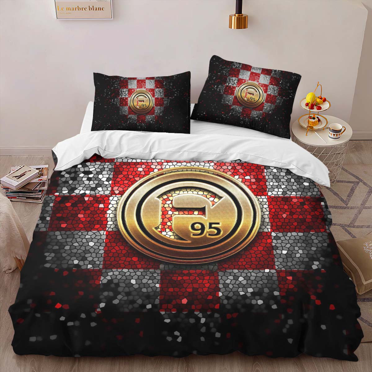 Fortuna Düsseldorf diamond style Bettwäsche - F95 Kinderbettwäsche