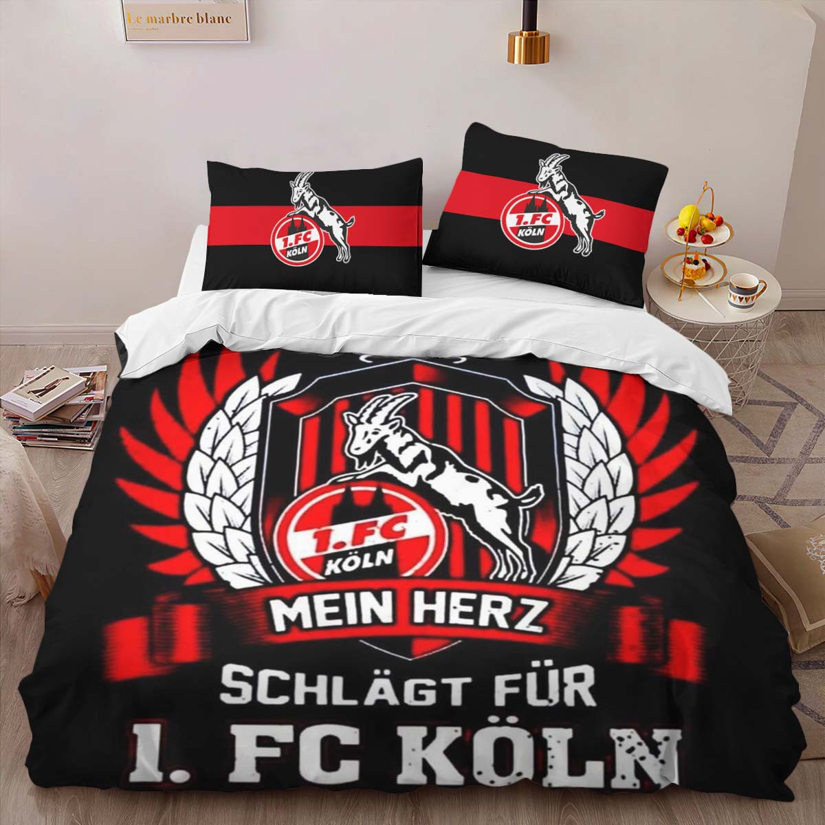 Egal wo du stehst egal wohin du gehst FC Koln Bettwäsche - KOE Kinderbettwäsche