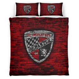 FC Ingolstadt Schanzer 04 red brick wall Bettwäsche - FCI Kinderbettwäsche 2