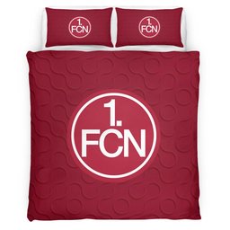 FC Nürnberg red background FCN Bettwäsche - FCN Kinderbettwäsche 2