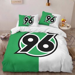 Hannover 96 green background 02 Bettwäsche - H96 Kinderbettwäsche