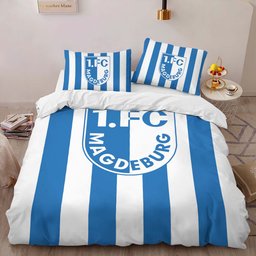 FC Magdeburg white and blue 02 Bettwäsche - FCM Kinderbettwäsche