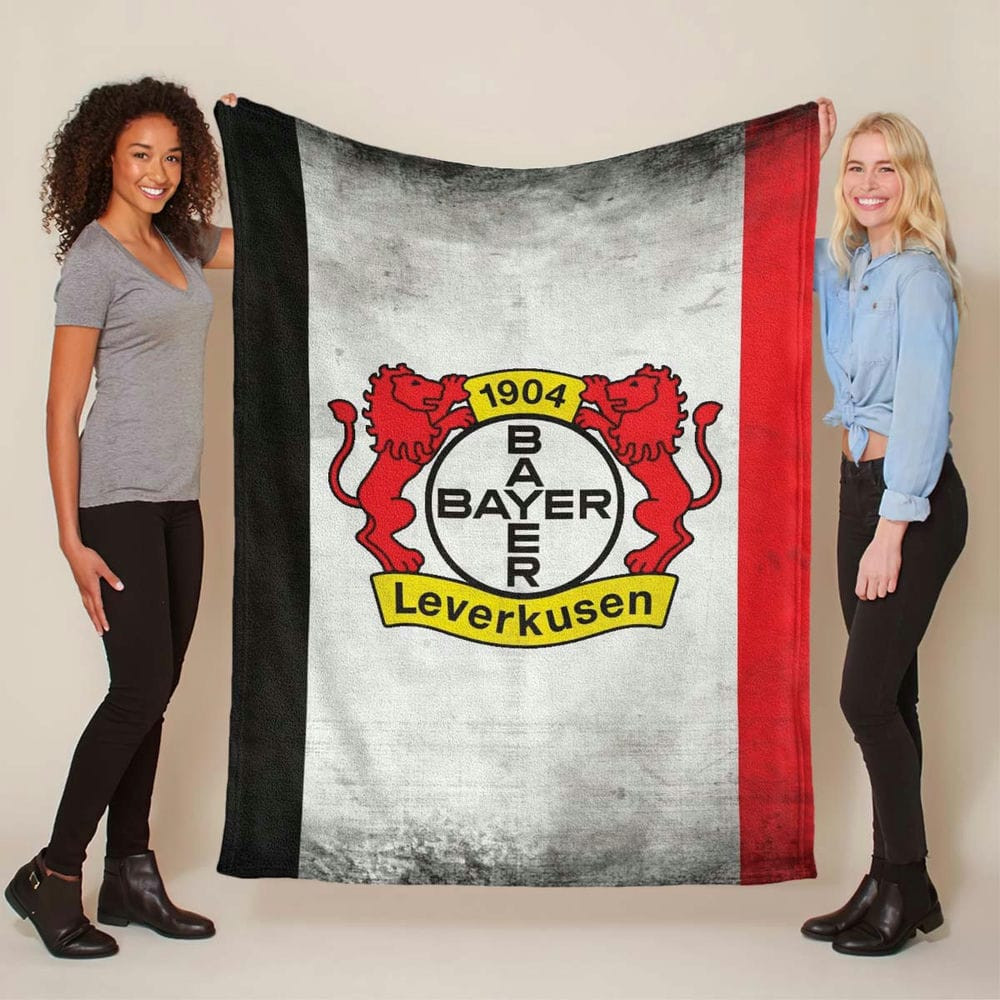 Bayer 04 Leverkusen Fußballmannschaft 1904 101 Fleecedecke - Decke