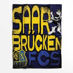 1. FC Saarbrücken Saarbrücken FCS Fleecedecke - Decke 2