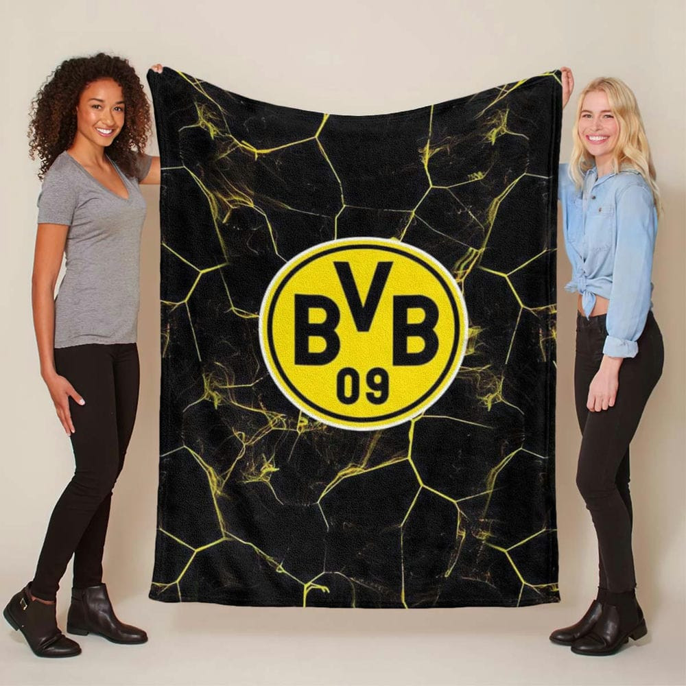 Borussia Dortmund BVB 21 Fleecedecke - Decke