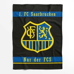 1. FC Saarbrücken nur der FCS für Fan Fleecedecke - Decke 2