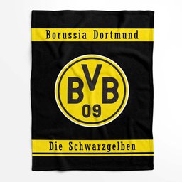 Borussia Dortmund BVB einzigartiger Style für Fans 02 Fleecedecke - Decke 2