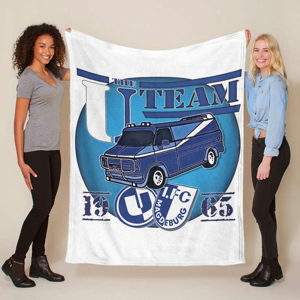 Die U-Mannschaft 1965 FC Magdeburg Fleecedecke - Decke