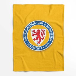 Eintracht Braunschweig Gelb 01 Fleecedecke - Decke 2