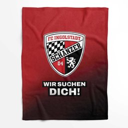 FC Ingolstadt 04 wir suchen dich Fleecedecke - Decke 2