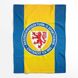Eintracht Braunschweig Blau Gelb 11 Fleecedecke - Decke 2