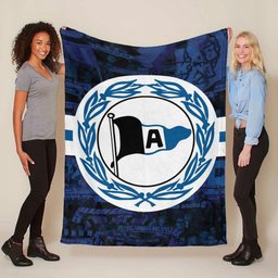 DSC Arminia Bielefeld Fc blau Fleecedecke - Decke