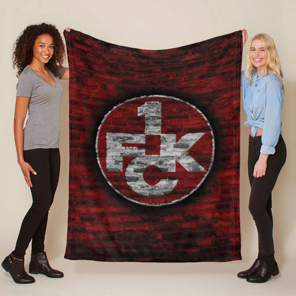 FC Kaiserslautern 1FCK Backsteinmauer Fleecedecke - Decke