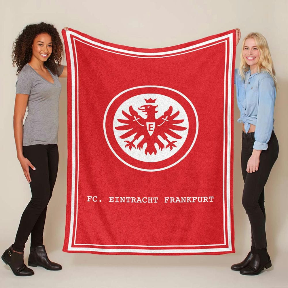 FC Eintracht Frankfurt für Fan 01 Fleecedecke - Decke