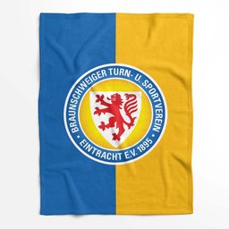 Eintracht Braunschweig Blau Gelb 10 Fleecedecke - Decke 2