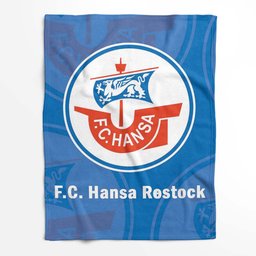 FC Hansa Rostock HAN 06 Fleecedecke - Decke 2