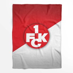 FC Kaiserslautern 1FCK rot-weiß Fleecedecke - Decke 2