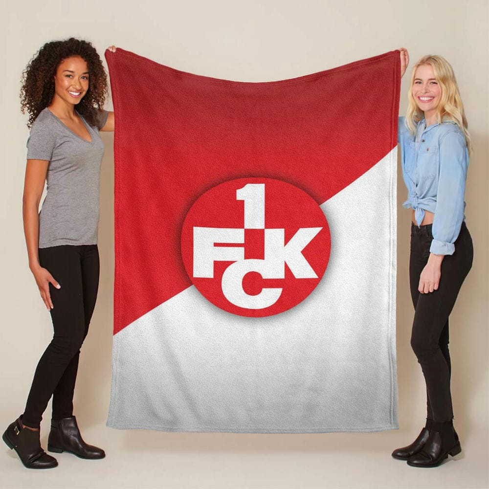 FC Kaiserslautern 1FCK rot-weiß Fleecedecke - Decke