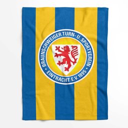 Eintracht Braunschweig Blau Gelb 09 Fleecedecke - Decke 2