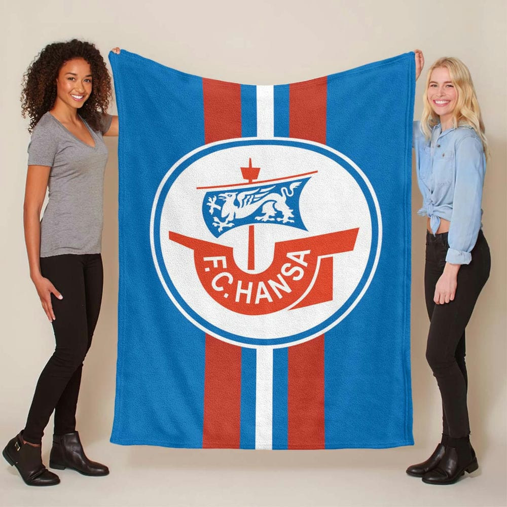 FC Hansa Rostock HAN 02 Fleecedecke - Decke