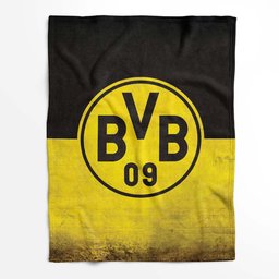 Borussia Dortmund BVB Schwarz Gelb Hintergrund Fleecedecke - Decke 2