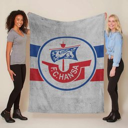 FC Hansa Rostock HAN 01 Fleecedecke - Decke