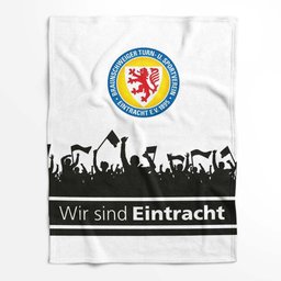Eintracht Braunschweig Blau Gelb 08 Fleecedecke - Decke 2