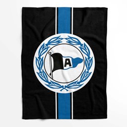 DSC Arminia Bielefeld Fc blauer Style für Fan 02 Fleecedecke - Decke 2