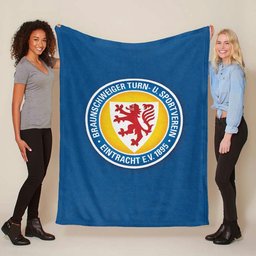 Eintracht Braunschweig Blau Gelb 07 Fleecedecke - Decke
