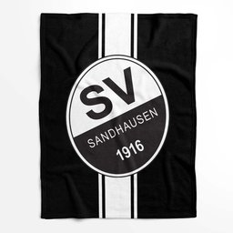 SV Sandhausen schwarz weiß 06 Fleecedecke - Decke 2