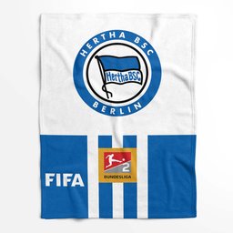 Hertha Berlin 1001 Fleecedecke - Decke 2