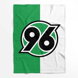 Hannover 96 grüner Hintergrund 02 Fleecedecke - Decke 2