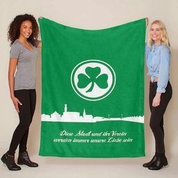 SpVgg Greuther Fürth Diese Stadt und ihr Verein werden immer unsere Liebe sein 01 Fleecedecke - Decke