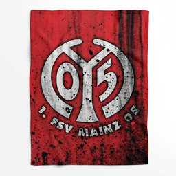 FSV Mainz 05 Fußballverein M09 Fleecedecke - Decke 2