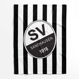 SV Sandhausen schwarz weiß 04 Fleecedecke - Decke 2