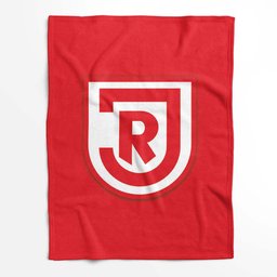 Rotes Logo des SSV Jahn Regensburg Fleecedecke - Decke 2