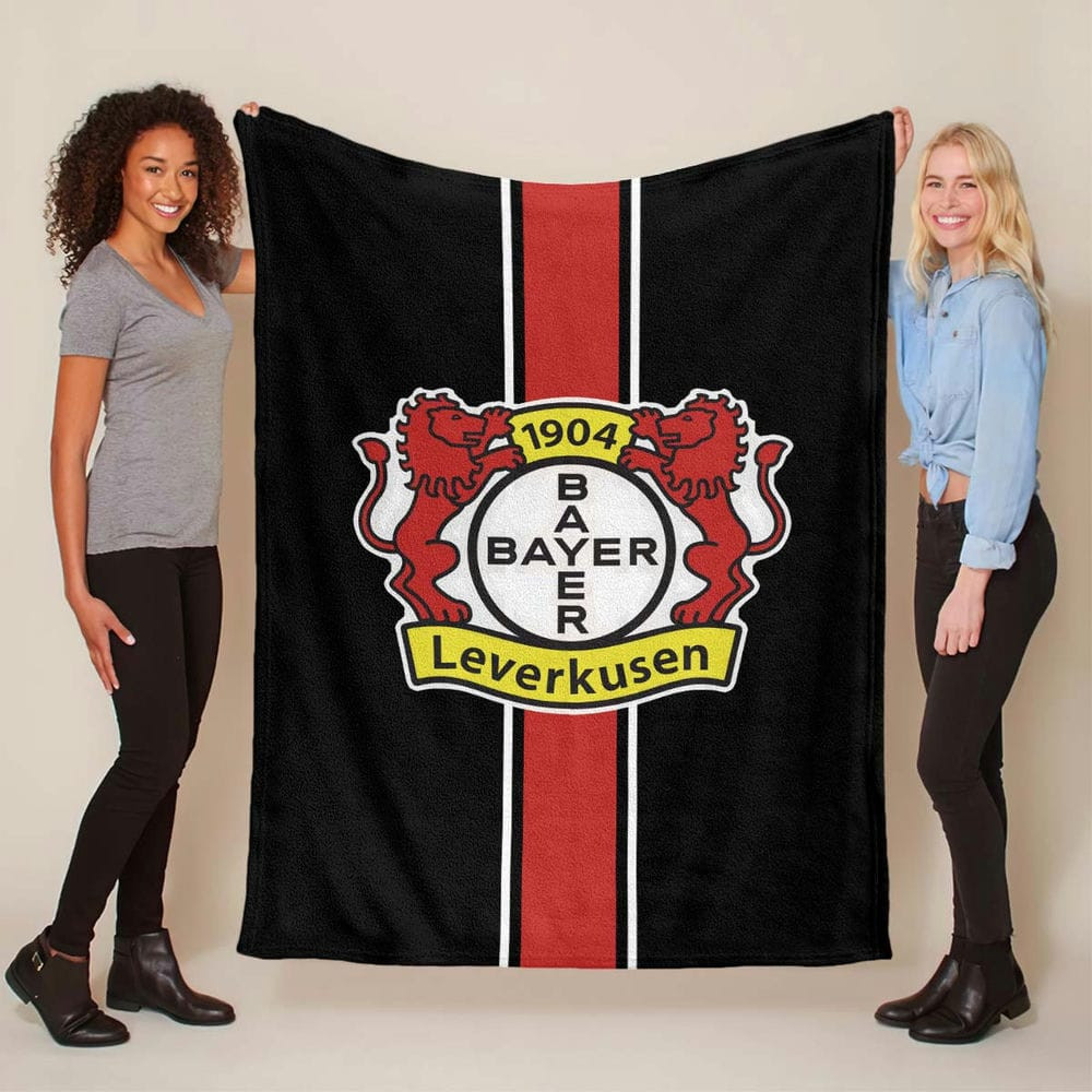 Fußballmannschaft Bayer 04 Leverkusen Fleecedecke - Decke