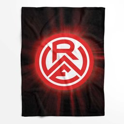 Rot-Weiss Essen Rotlichthintergrund RWE Fleecedecke - Decke 2