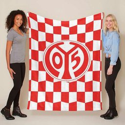 FSV Mainz 05 Fußballverein M12 Fleecedecke - Decke