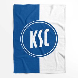 Karlsruher SC KSC blau 03 Fleecedecke - Decke 2