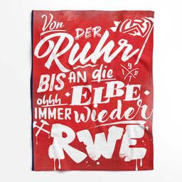 Rot-Weiss Essen Nur der RWE 02 Fleecedecke - Decke 2