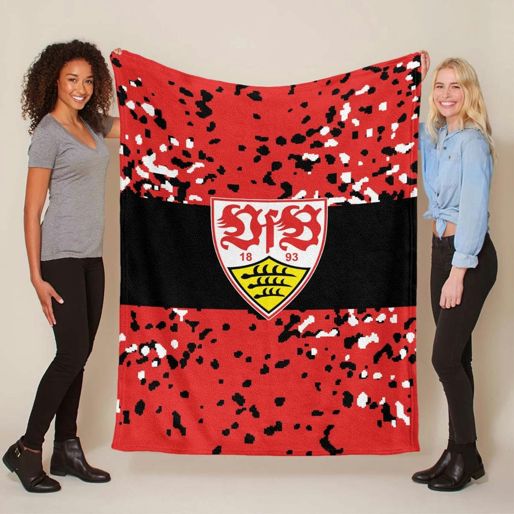 VfB Stuttgart Fußball-Club 06 Fleecedecke - Decke