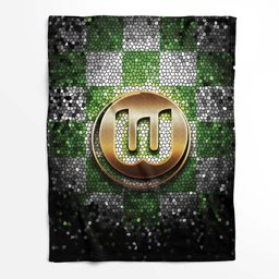 VfL Wolfsburg WOB14 Fleecedecke - Decke 2