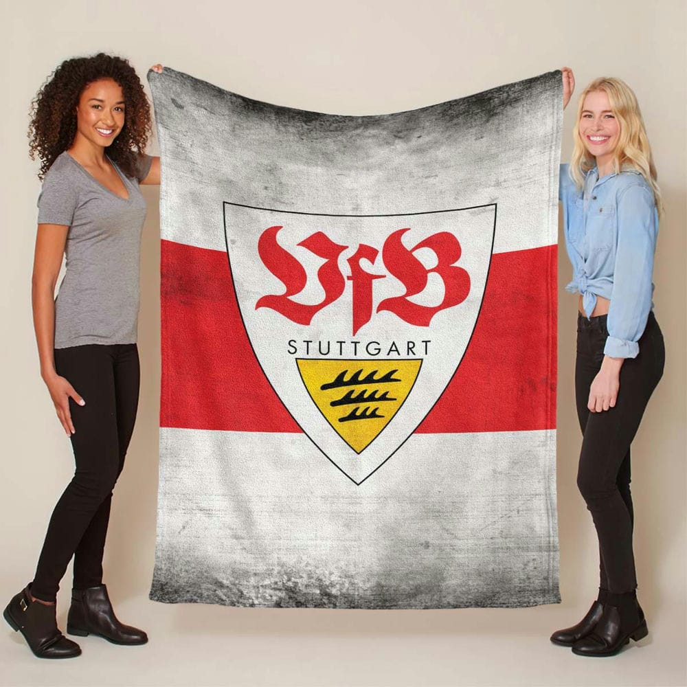 VfB Stuttgart Fußball-Club 09 Fleecedecke - Decke
