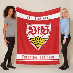 VfB Stuttgart Fußball-Club 22 Fleecedecke - Decke