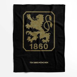 TSV 1860 München golden Fleecedecke - Decke 2