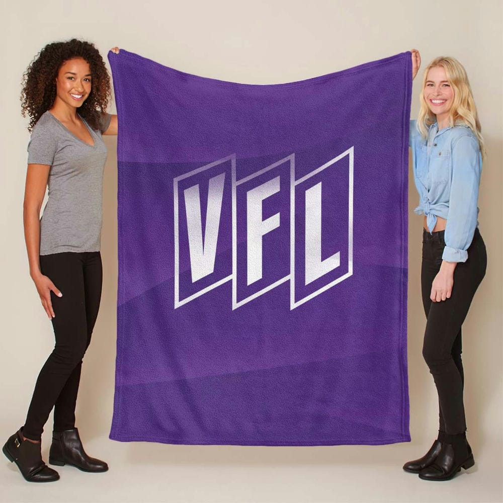 VFL Osnabrück violetter Hintergrund Stil 02 Fleecedecke - Decke