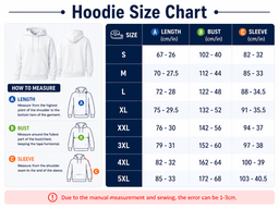 Utah Utes | Premium NCAA Classic Team Pride Hoodie TD size chart