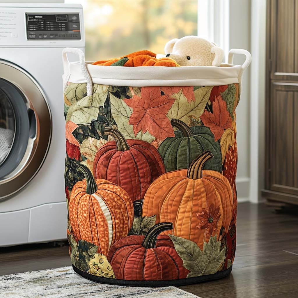 Golden Moments Quilted Laundry Basket Merch For Mom